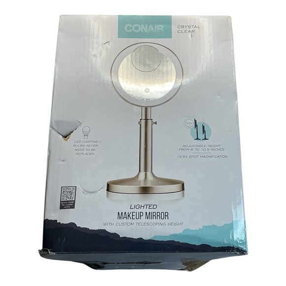 Conair - Lighted Makeup Mirror (BE114TS) - LED 1x/5x Magnification - Picture 1 of 7